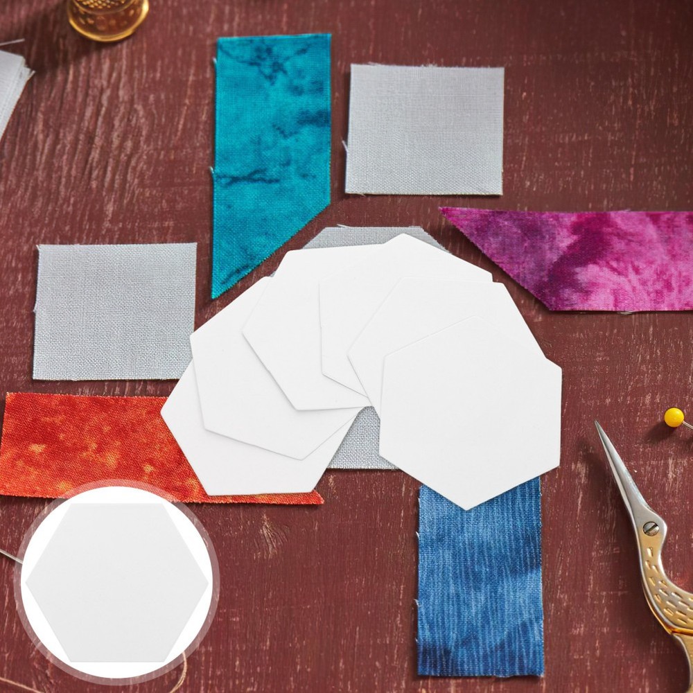 500 Pcs Quilting Templates Stencils Paper Piecing Hexagon Patchwork
