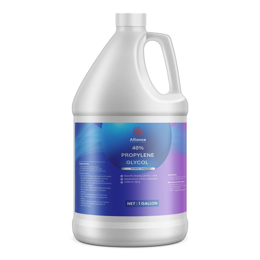 Propylene Glycol 40% – Technical Grade - 1 Gallon