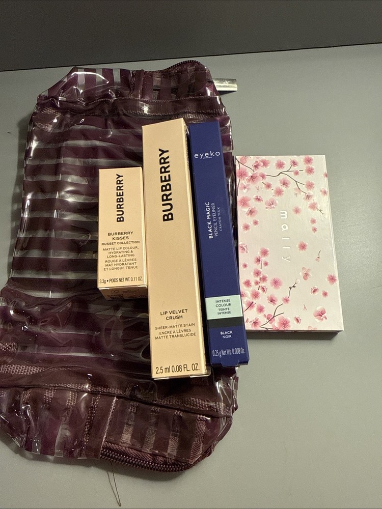 High End Makeup Bundle With Bag , Burberry Lippy
