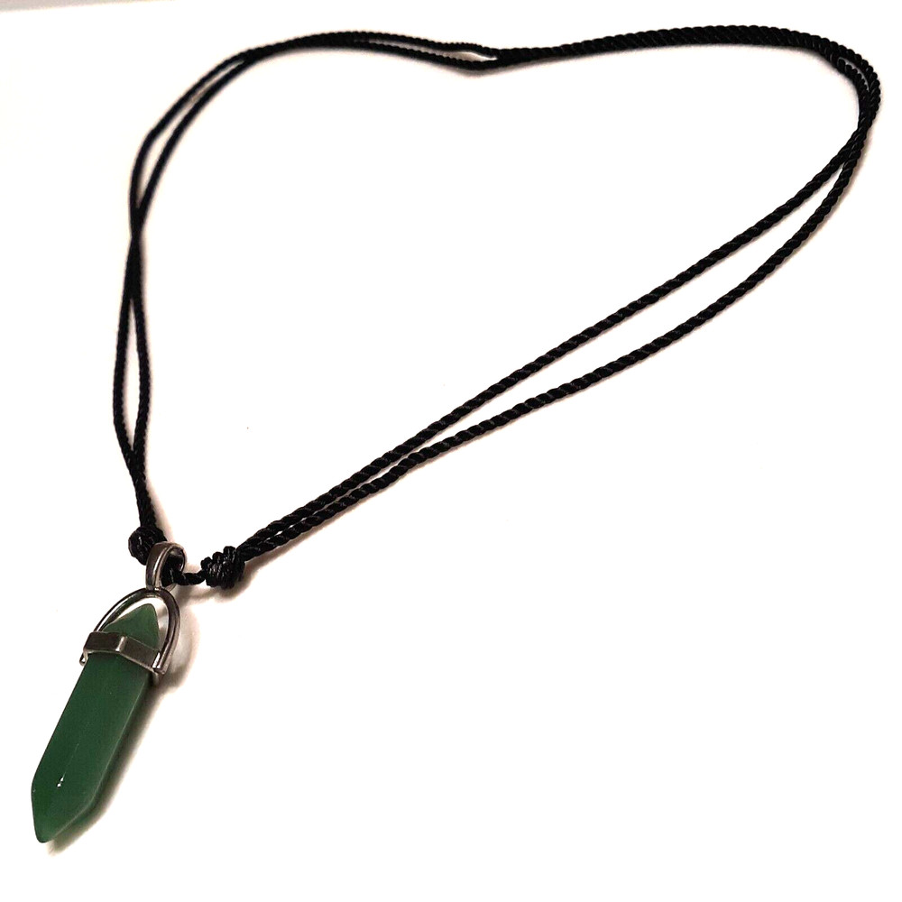 Adjustable Necklace Aventurine Pendant