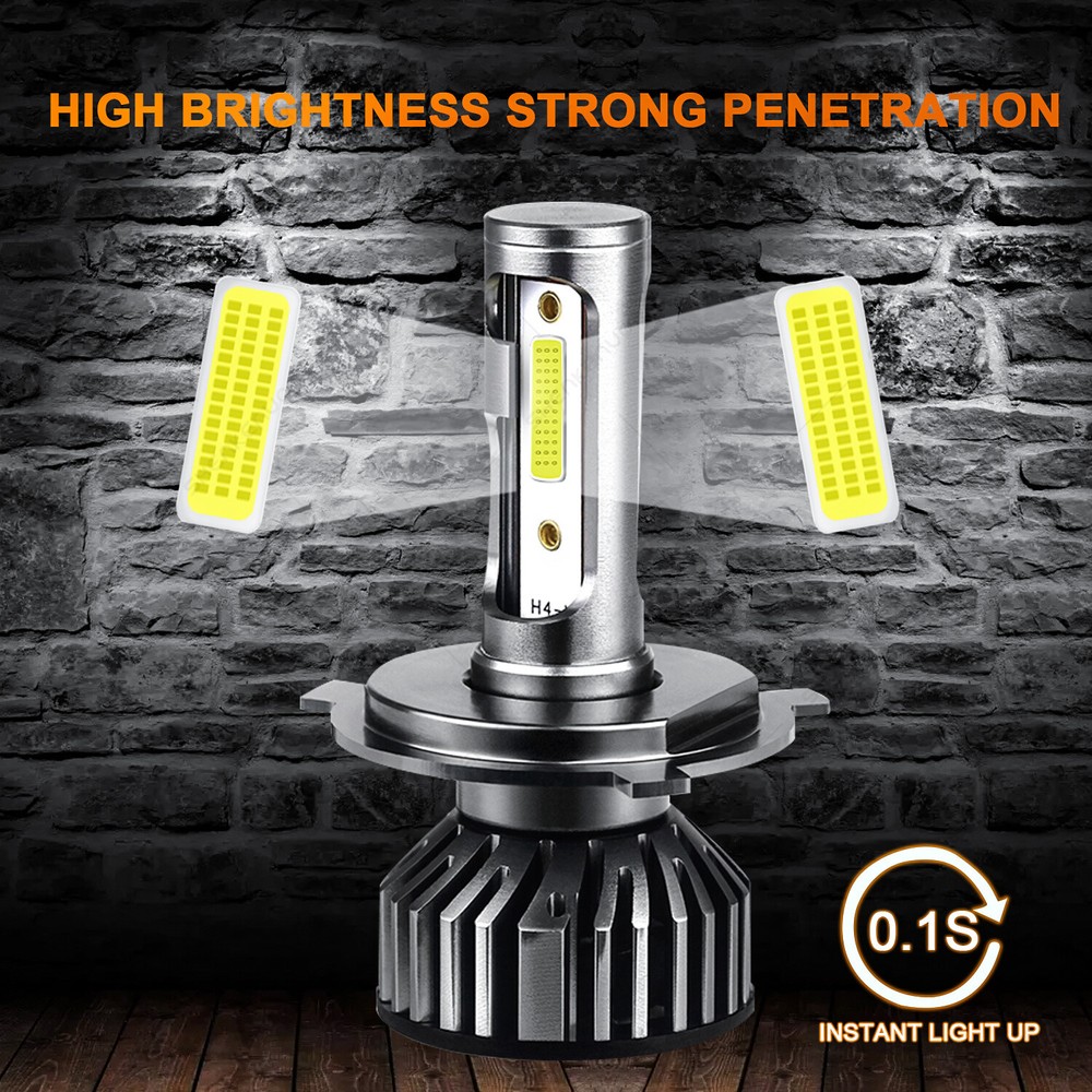 For Ski-Doo Freeride 800R E-TEC 2012-2017 9003 6000K White LED Headlight 2 Bulbs