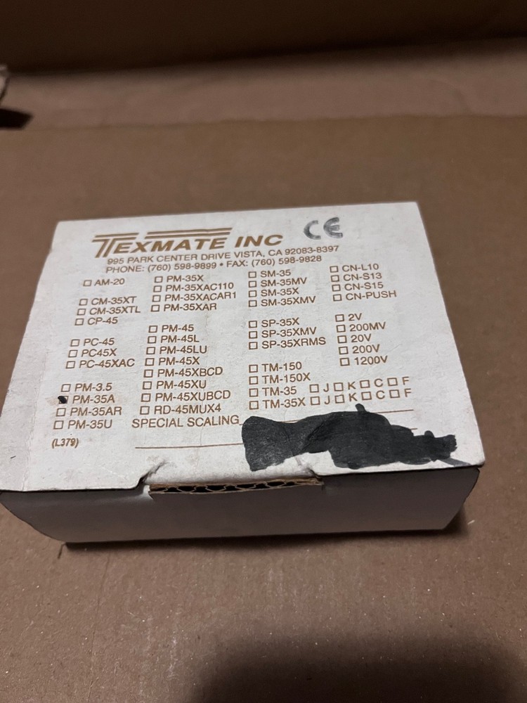 New Texmate Inc. PM-35A Function Dedicated Panel Meter New TEXMATE PM-35A