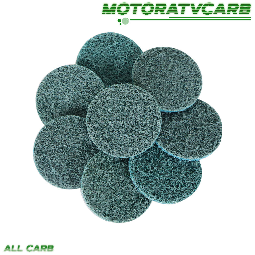 ALL-CARB 50Pcs 2" Fine Surface Conditioning Discs Roll Lock Grinder Sanding Pads