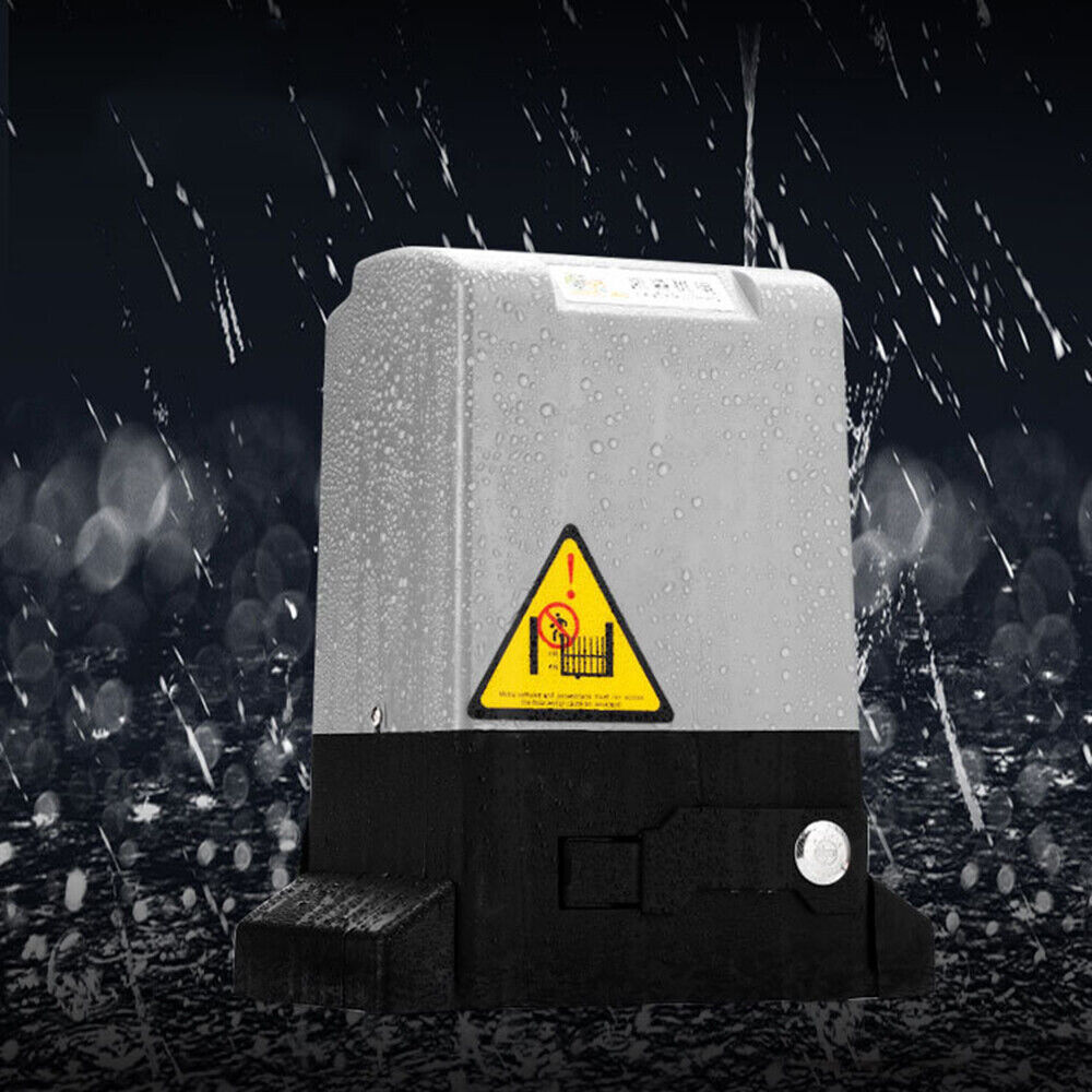 3968LBS Automatic Sliding Gate Opener Rack Driven with 2 Remotes & Complete Kit