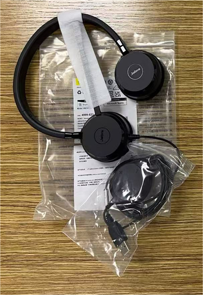 Jabra Evolve 20 Microsoft Lync Stereo Headset, Black