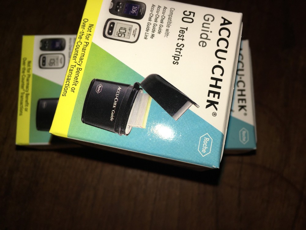 3 boxes ACCU-CHEK Guide 200 Glucose Test Strips  Exp 10-26