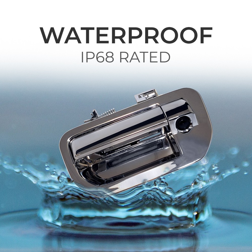 For Honda Ridgeline (2006-2014) Chrome Tailgate Handle with Backup Camera