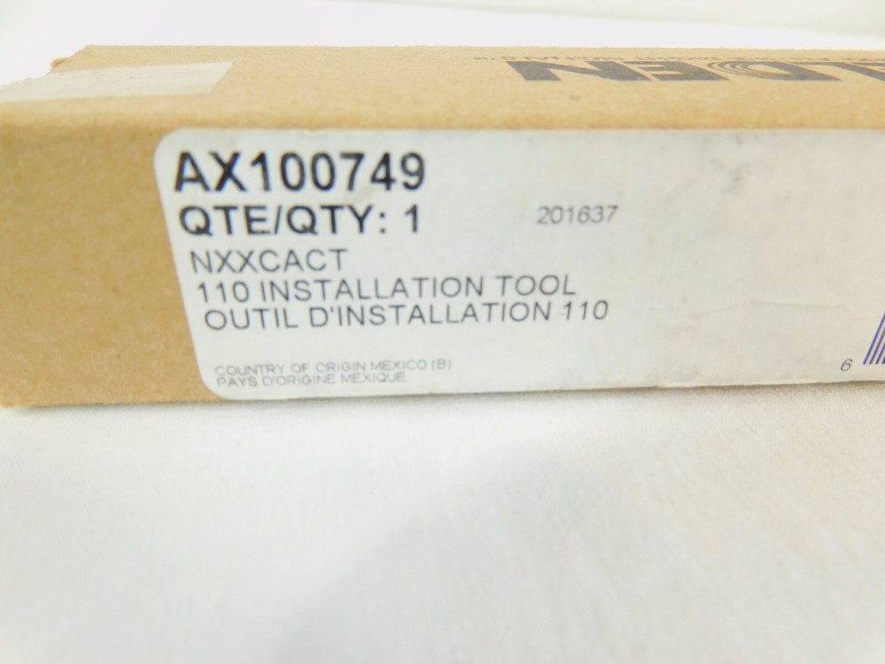 110 Tool Beldon AX100749 Modular Connectors - Connecting Tool Assembly
