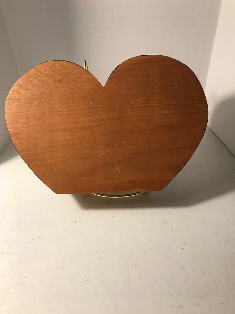 Handpainted Amish Candleholder Wood