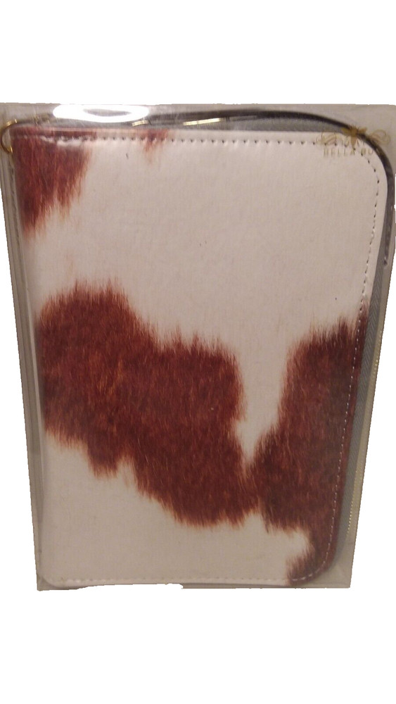Bella Bug Leatherette Clutch with Removable Journal - Cowhide