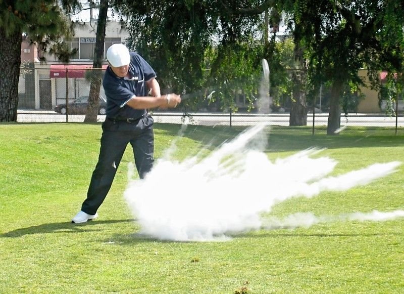 Exploding Golf Ball ~ Explodes into Cloud Smoke ~ Funny Gag Prank Joke Trick