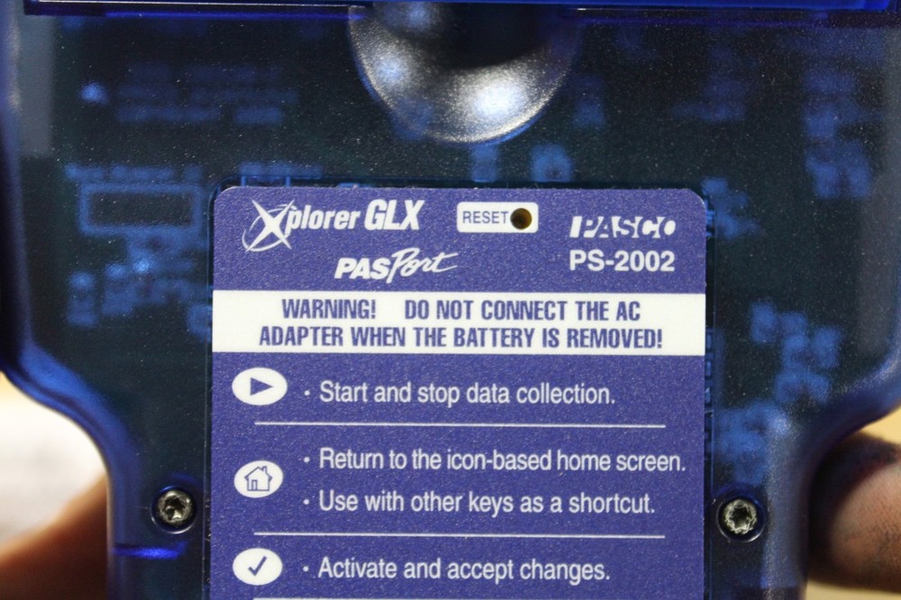 PASCO PASPORT XPLORER GLX DATA GRAPHING LOGGER KIT