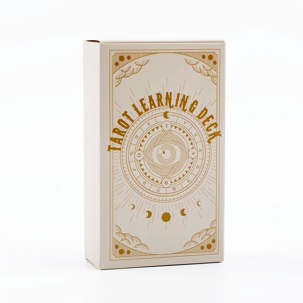 Tarot Learning Deck 81 Cards Beginner English Divination Fortune Telling Game