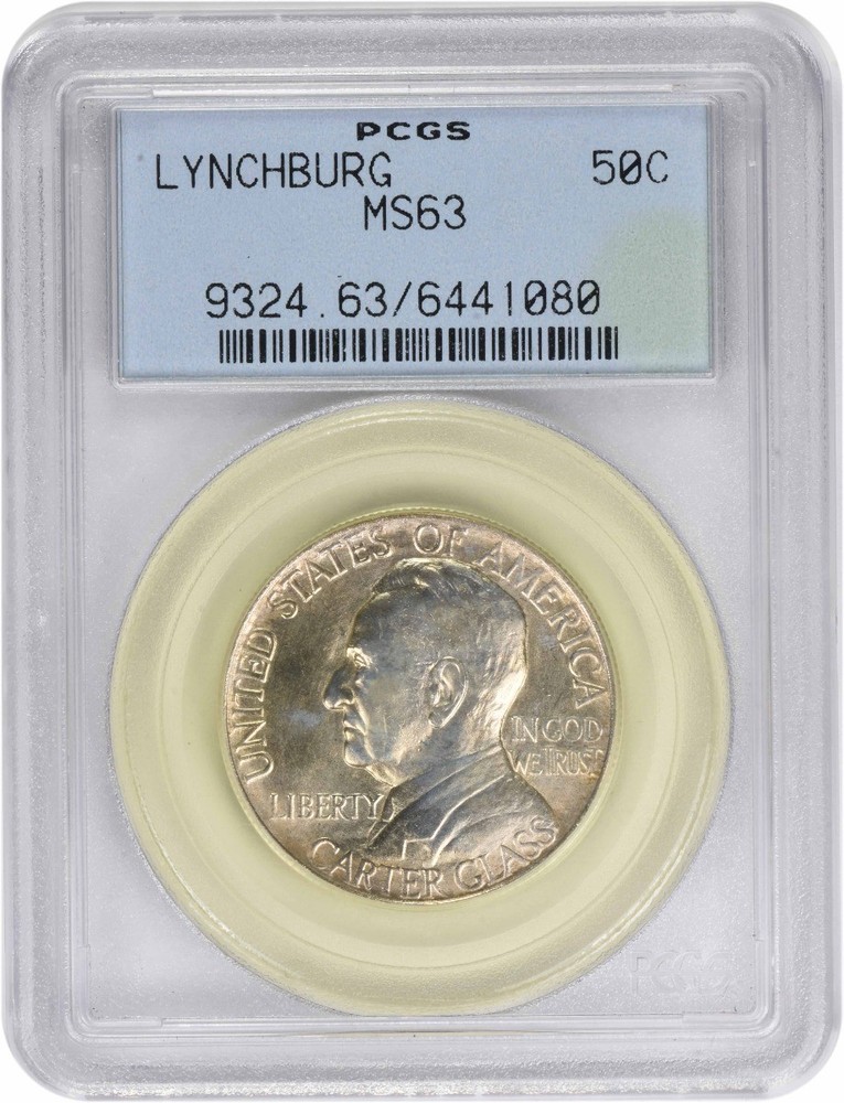 Lynchburg Commemorative Silver Half Dollar 1936 MS63 PCGS