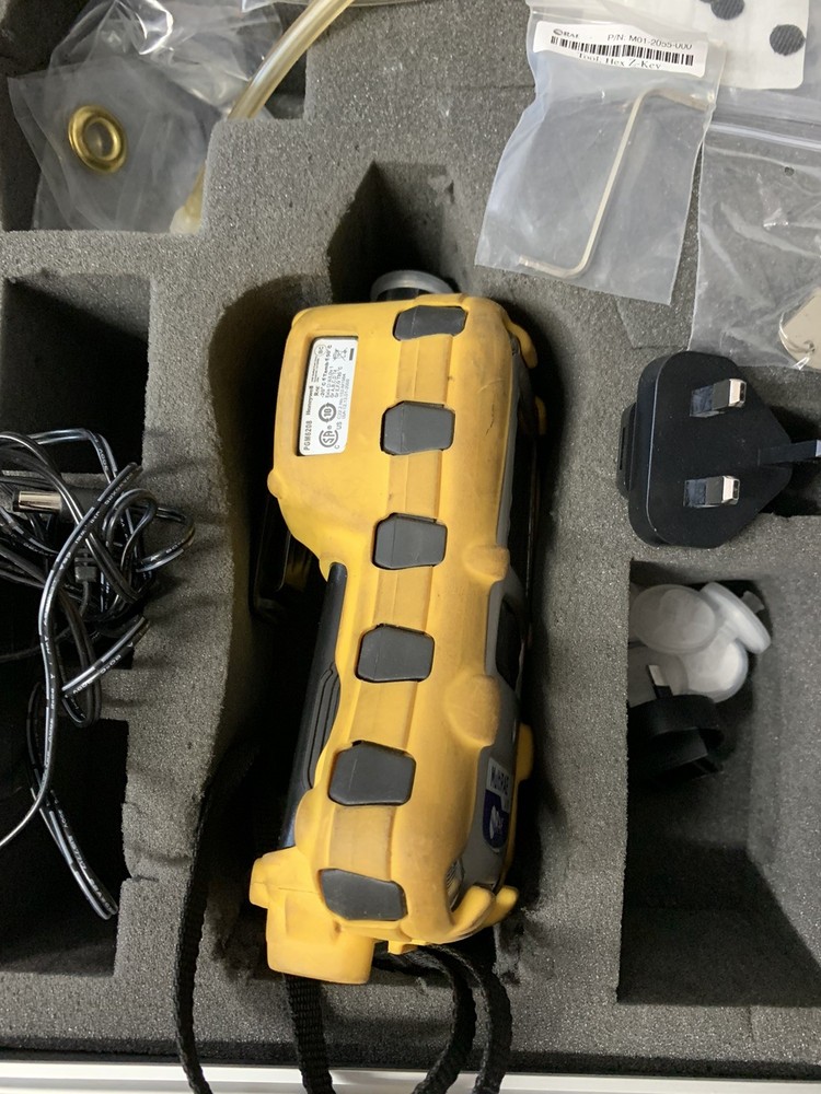 Rae MultiRae Lite PGM6208 Multi Gas Tester Bundle Case Accessories-TESTED-READ!!