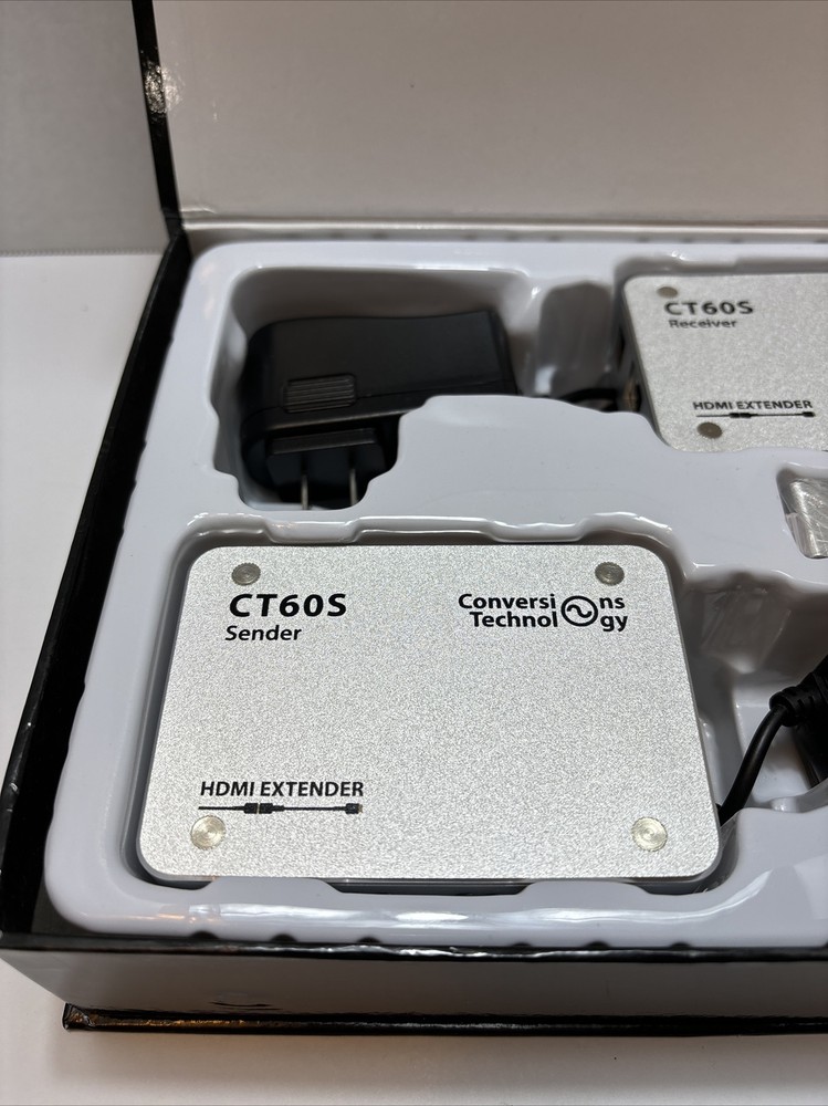 Conversions Technology CT60S HDMI Extender ( Sender & Receiver) +2 Power Supply