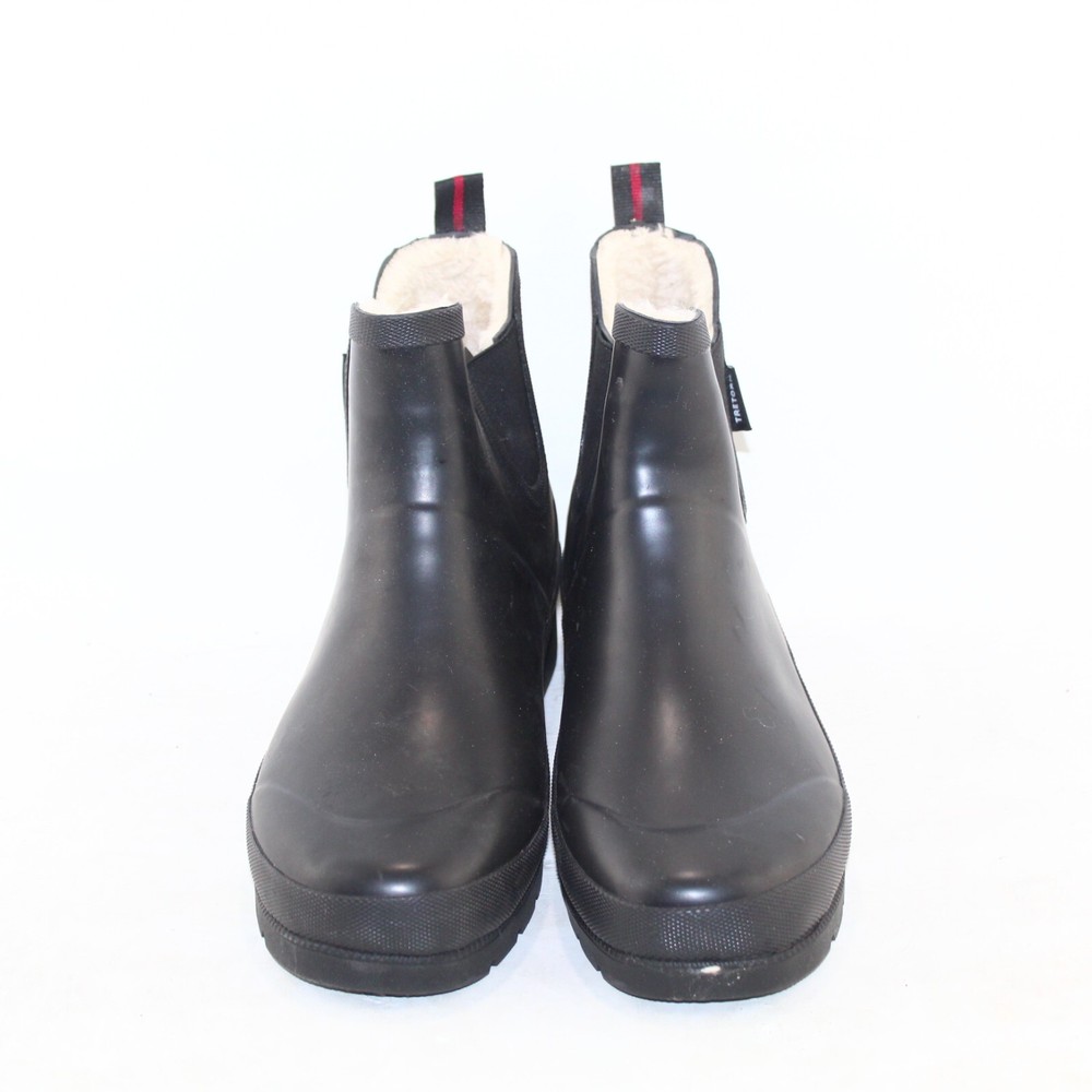 TRETORN womens pull on winter boots Multi shoe sizes black rubber upper NEW