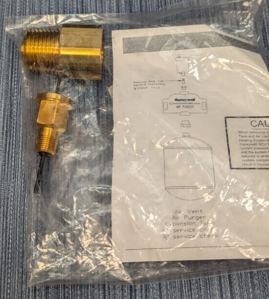 Honeywell TK206-069 Supervent Boiler Expansion Tank 1/2" Service Check Valve