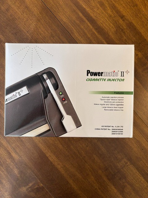 Powermatic II + Cigarette Injector Pre-Owned Unused