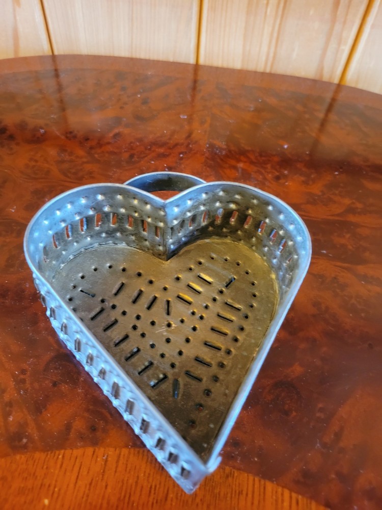 Punched Tin Cheese Mold