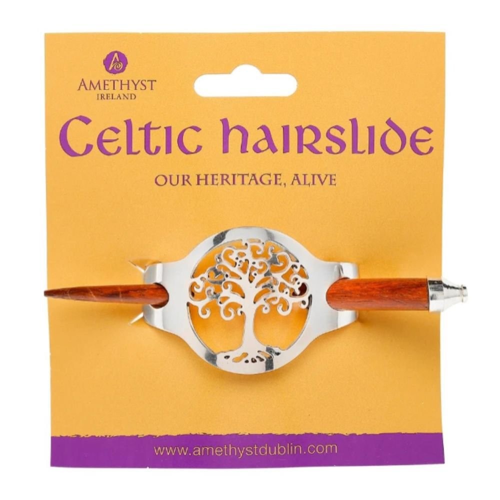 Silver Tree of Life Hairslide- Small