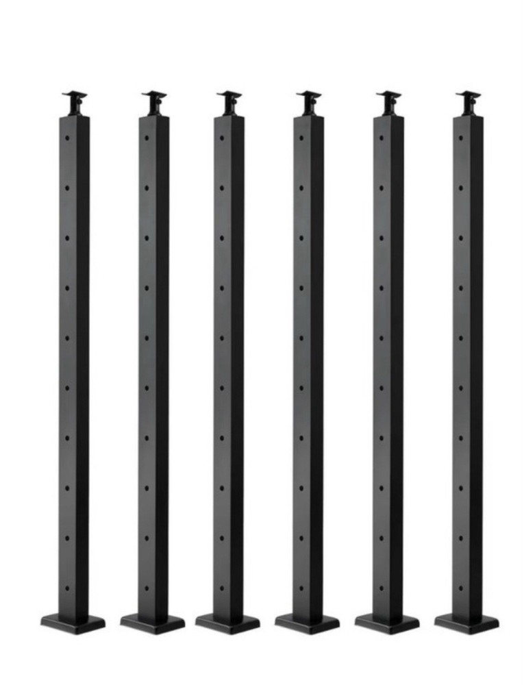Cable Railing Post Railing Column 36"x2"x2" Level drilled Post Adjustable Top