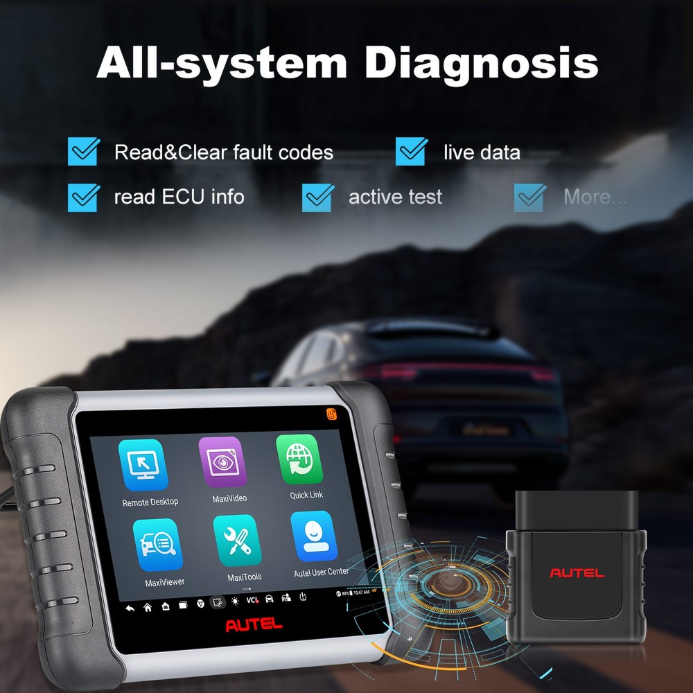 Autel MaxiPRO MP808Z-TS All System Diagnostic Control Scanner E.CU Coding TPMS