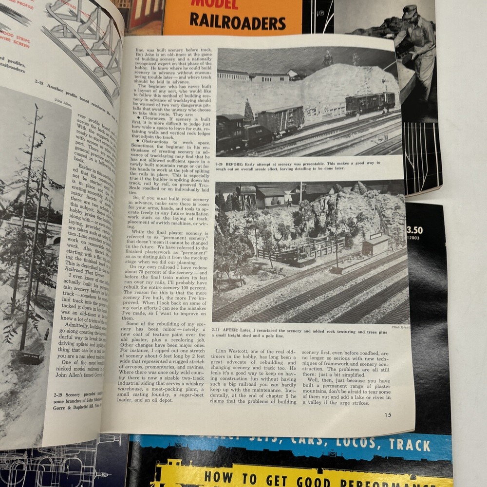Vintage Train Five (5) Magazine Lot!