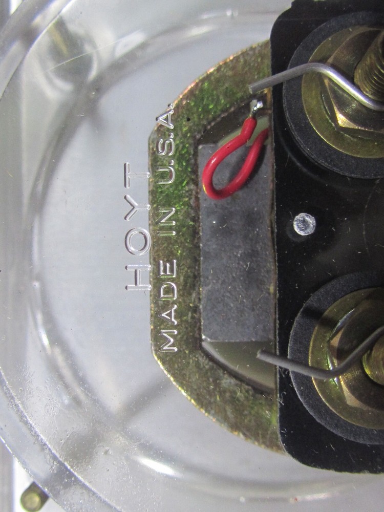 NEW Hoyt 2035 3.5" Rectangular 0-100 DC Amperes Panel Mount Ammeter