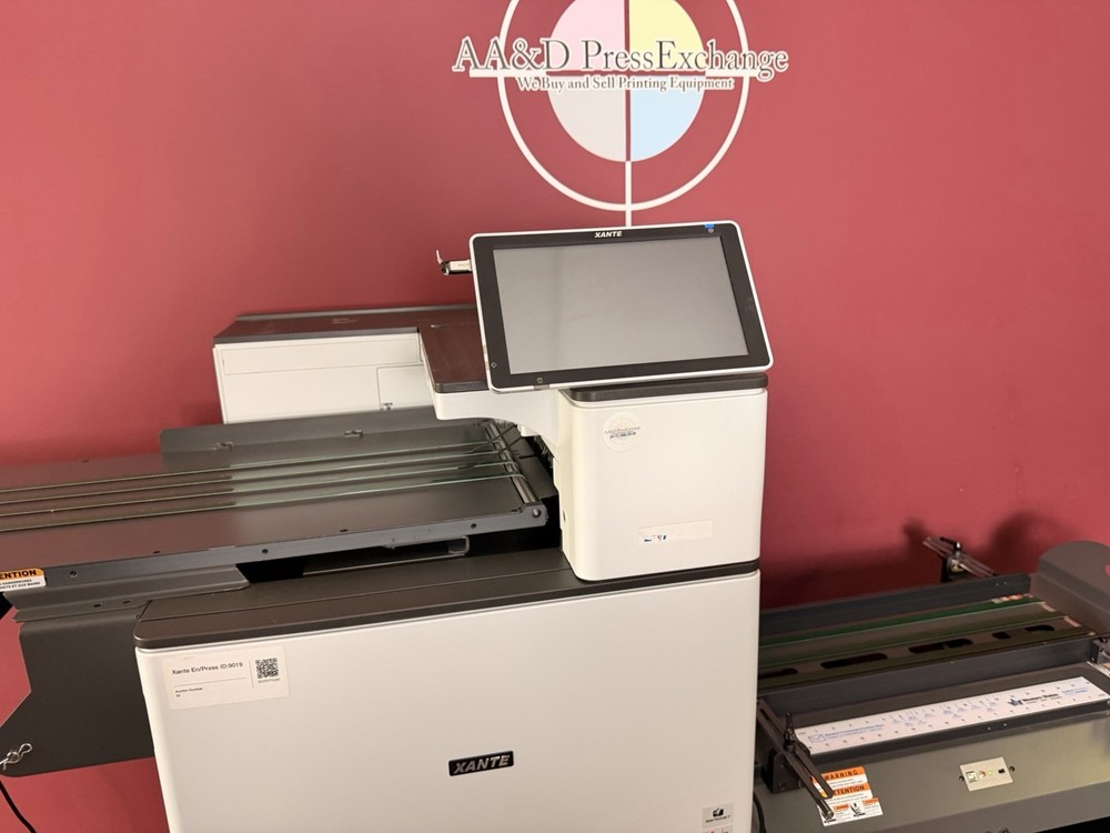 Only 3k Meter Xante En/Press Envelope Printer !Video!