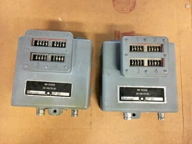 MS25448 ELAPSED TIME INDICATOR ACCELEROMETER AVIONICS COCKPIT