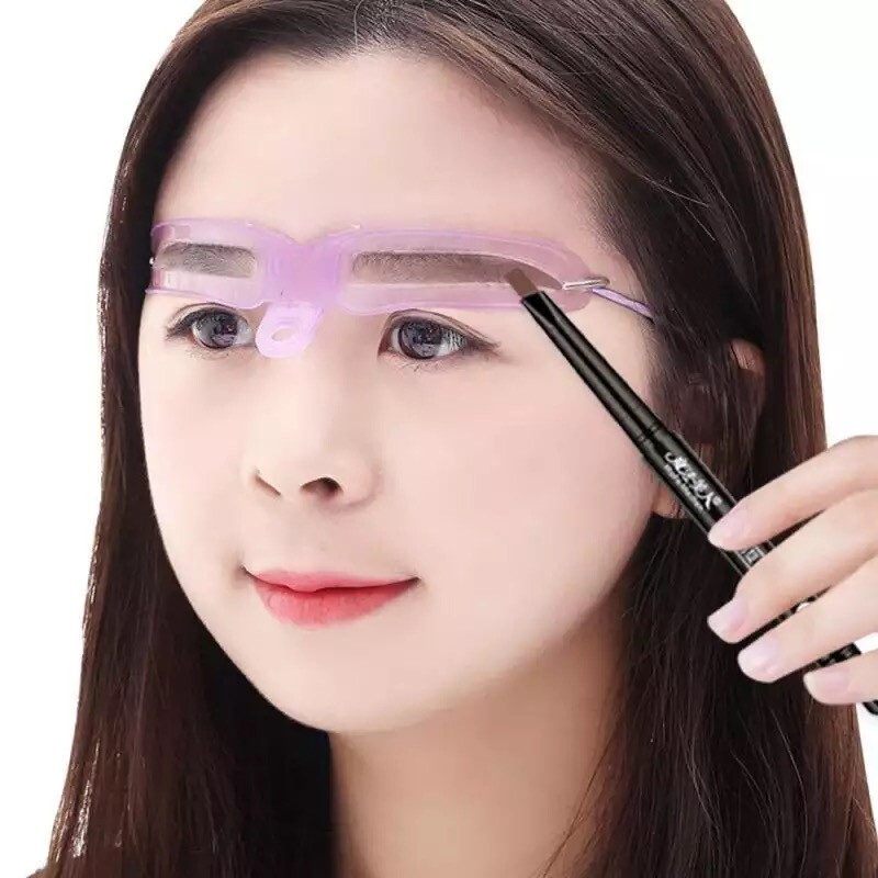 8 Styles Eyebrow Shaping Stencils Grooming Shaper Reusable Template Makeup Tool