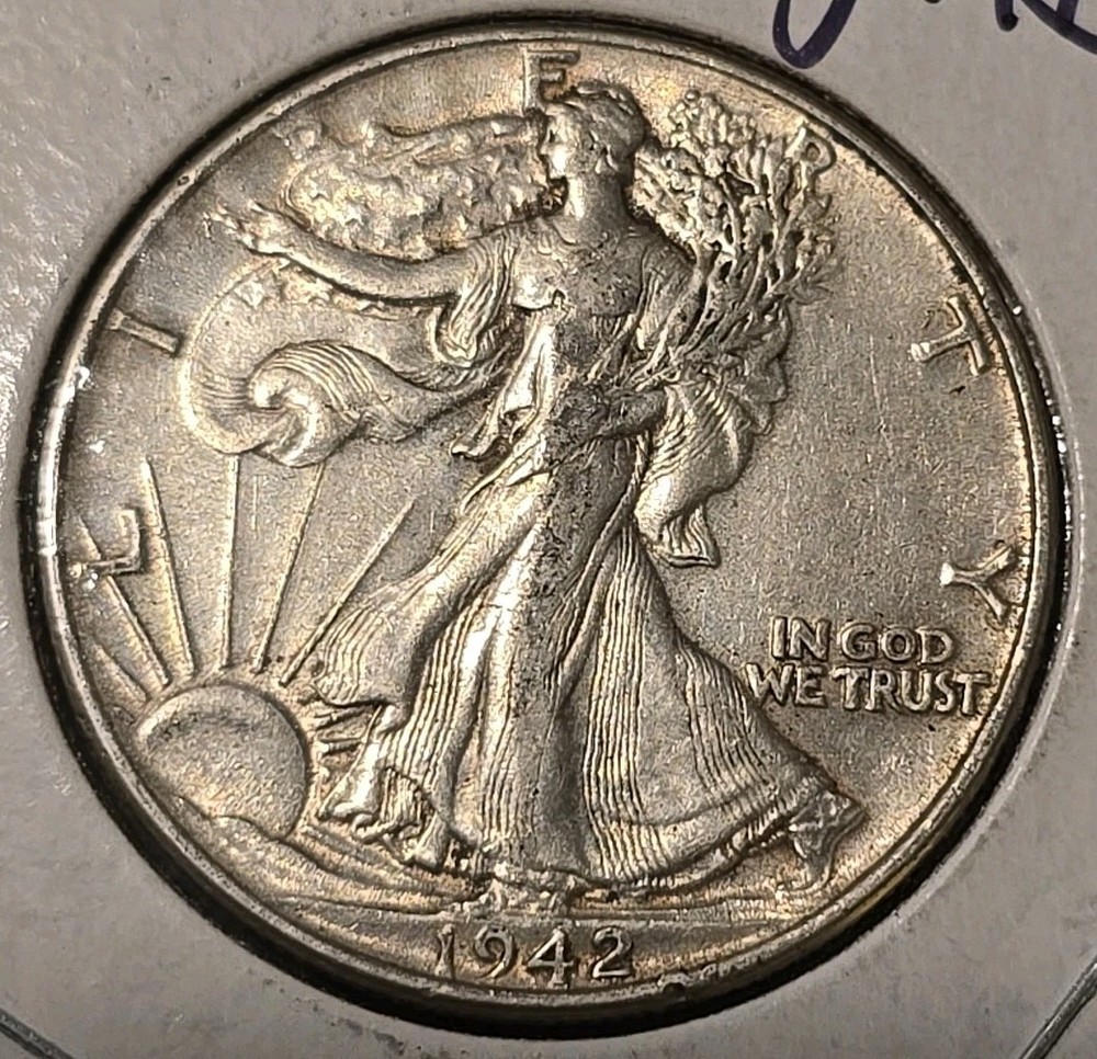 1942p walking liberty half dollar A