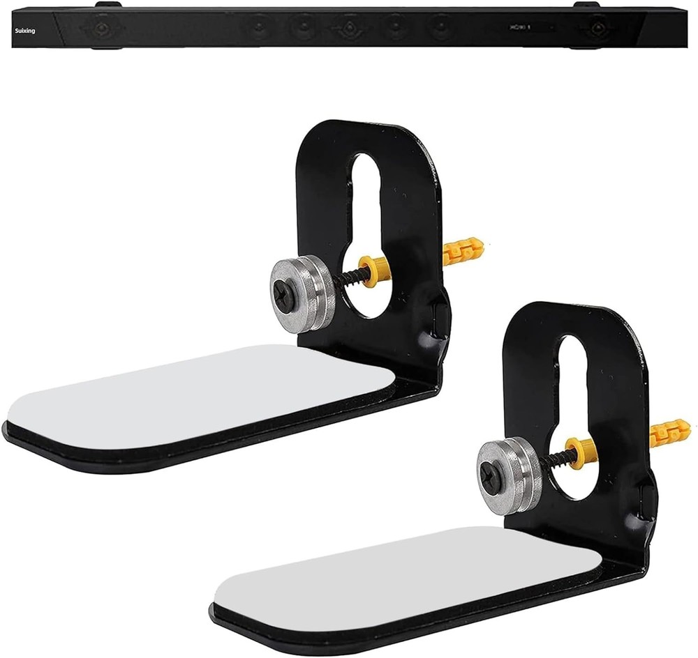 Universal Sound Bar Wall Mount Kit - Secure, Easy Installation, Waterproof