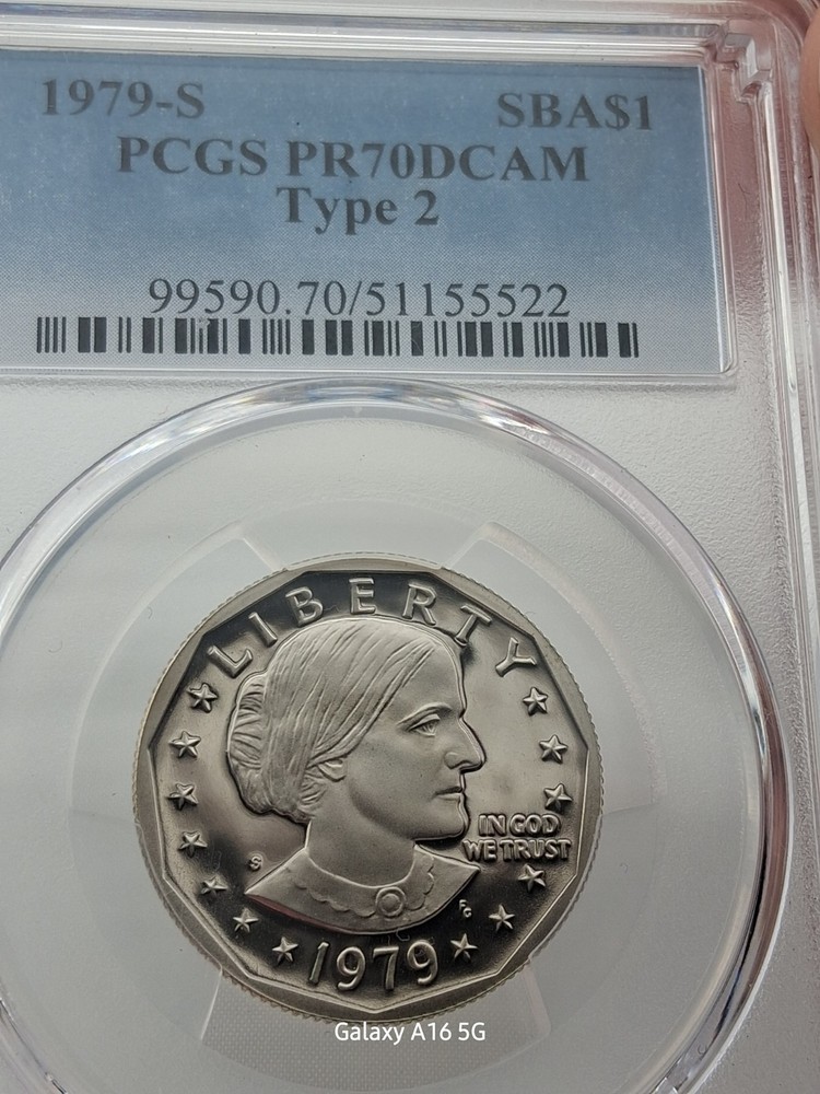 1979 S Susan B Anthony Dollar Type 2 PCGS PR70DCAM