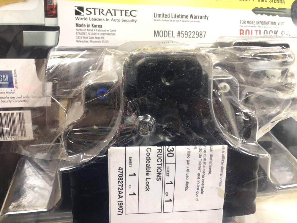 Bolt Hitch Locks and Other Locks OPEN PACKAGE