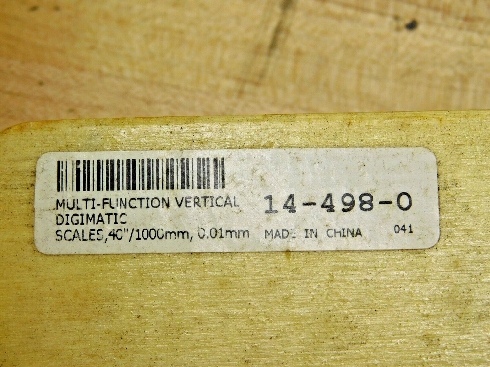 SPI Electronic Vertical Linear Scale 40"/1000mm Range 14-498-0