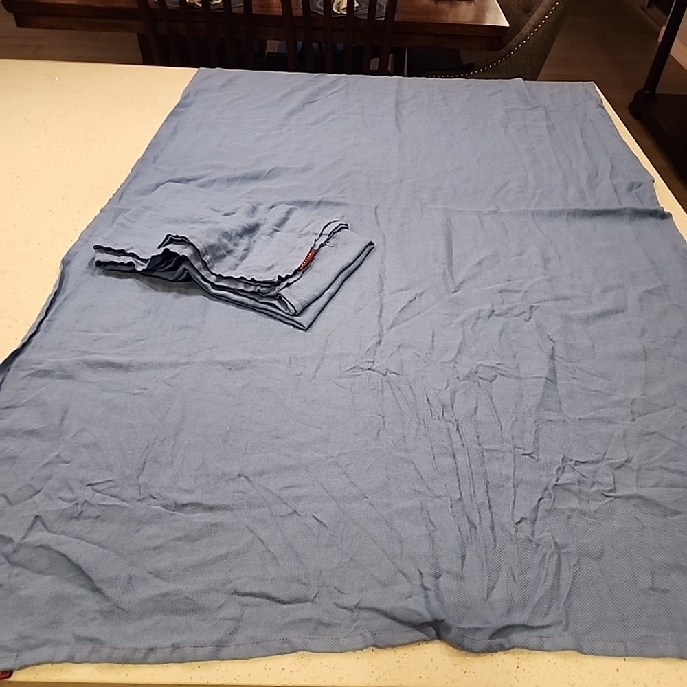 2 Pack! Delta Airlines Blanket - First Class - Blue 60" x 45"