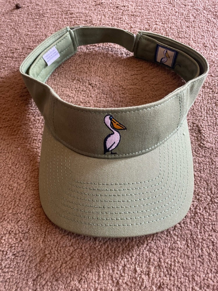 Mobile Bay Sun Visor Hat Green One Size Fits Most