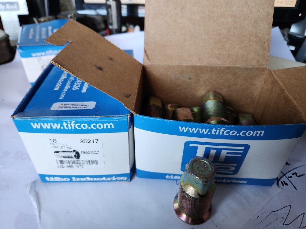 10/PACK Budd Wheel Nut inner left hand