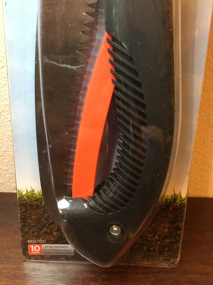Black & Decker Pruning Folding Saw, New, 9 1/2" Cutting blade
