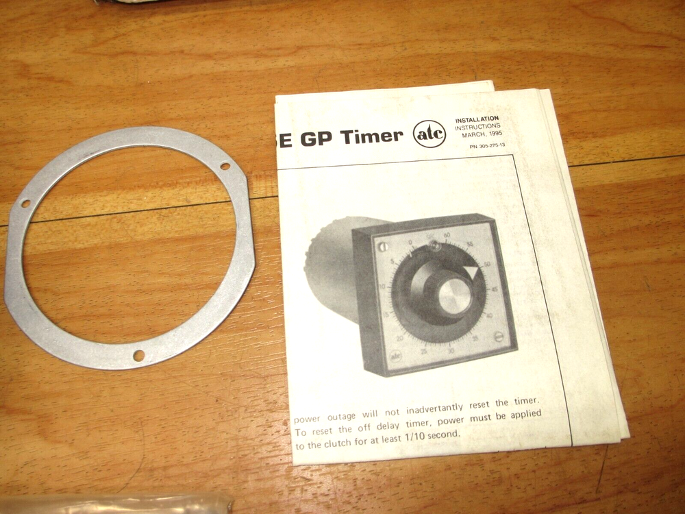 ATC 305E101A10XX *NEW* Timer 0-6sec Automatic Timing & Controls