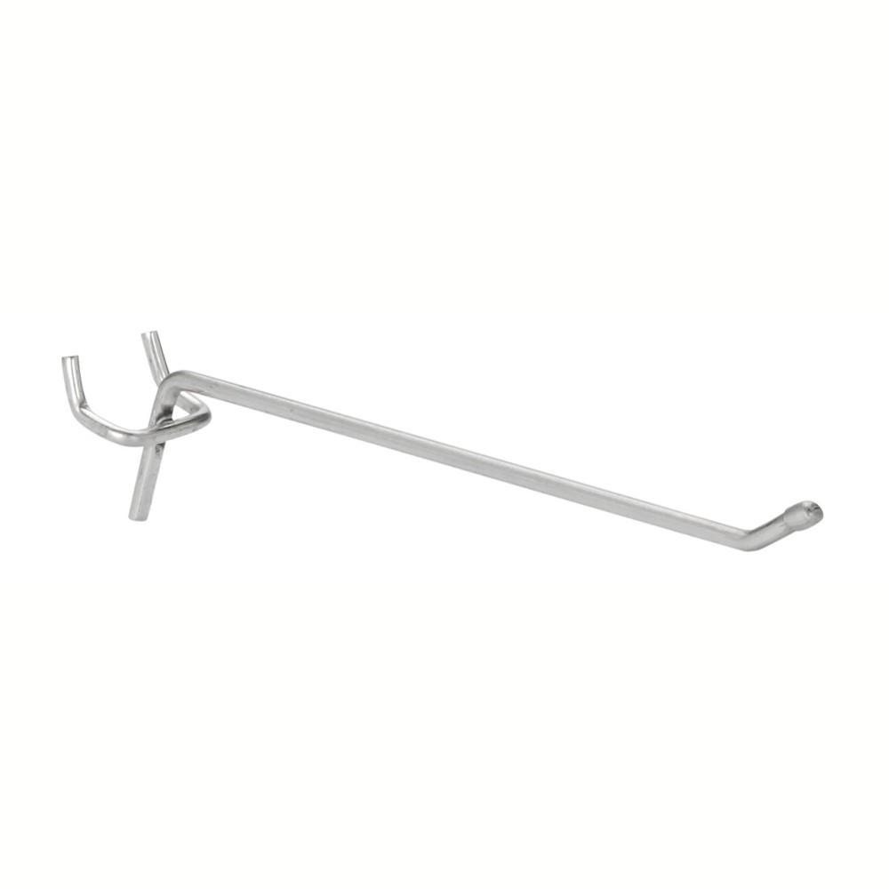[100 Pack] 6" Pegboard Hooks | Tool Organization Hooks for 1/8" & 1/4" Pegboards