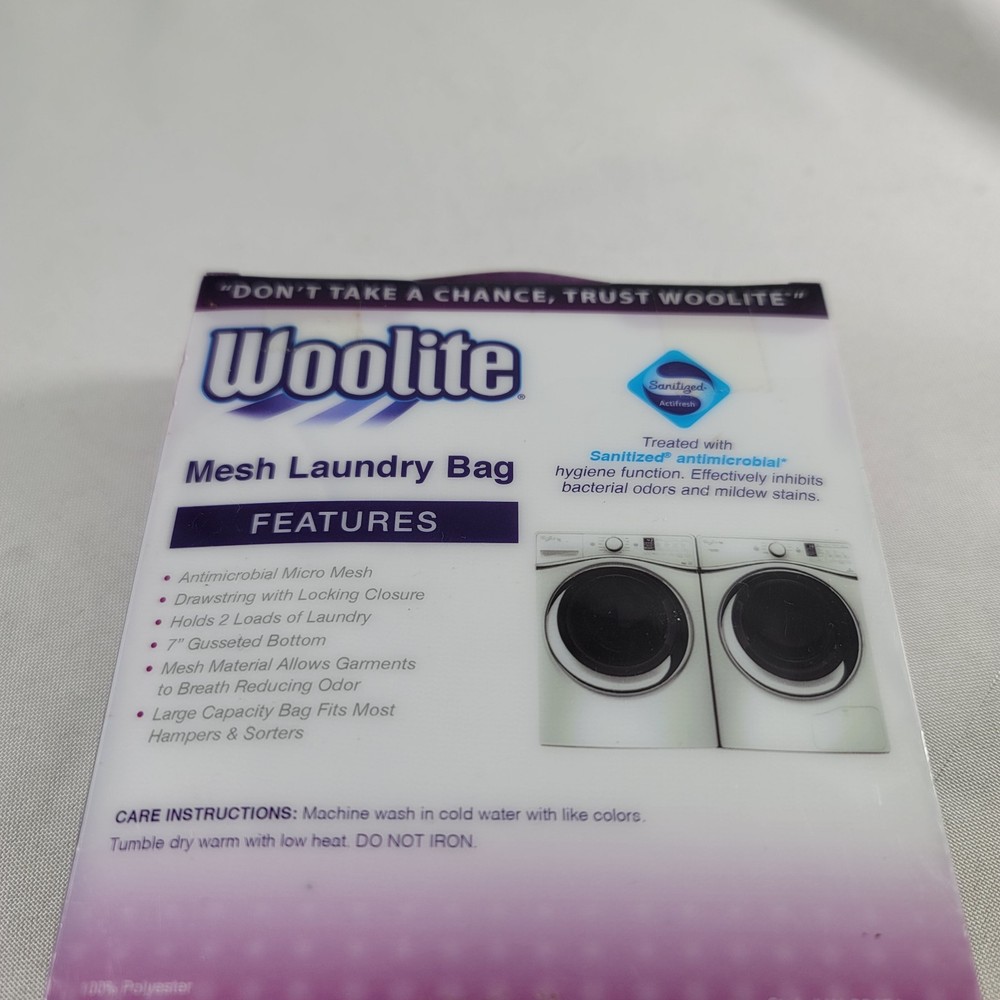 Woolite Sanitized Mesh Laundry Bag (W-82474)