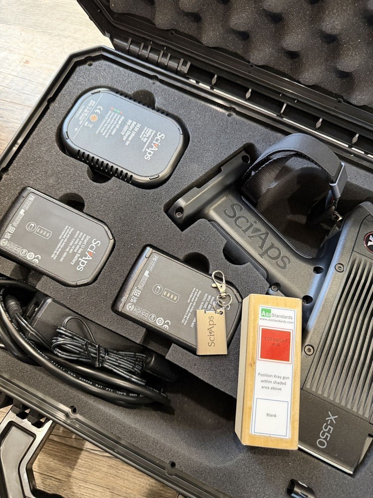 SciAps X-550 Pb Handheld XRF Analyzer – Purchased May 1, 2025