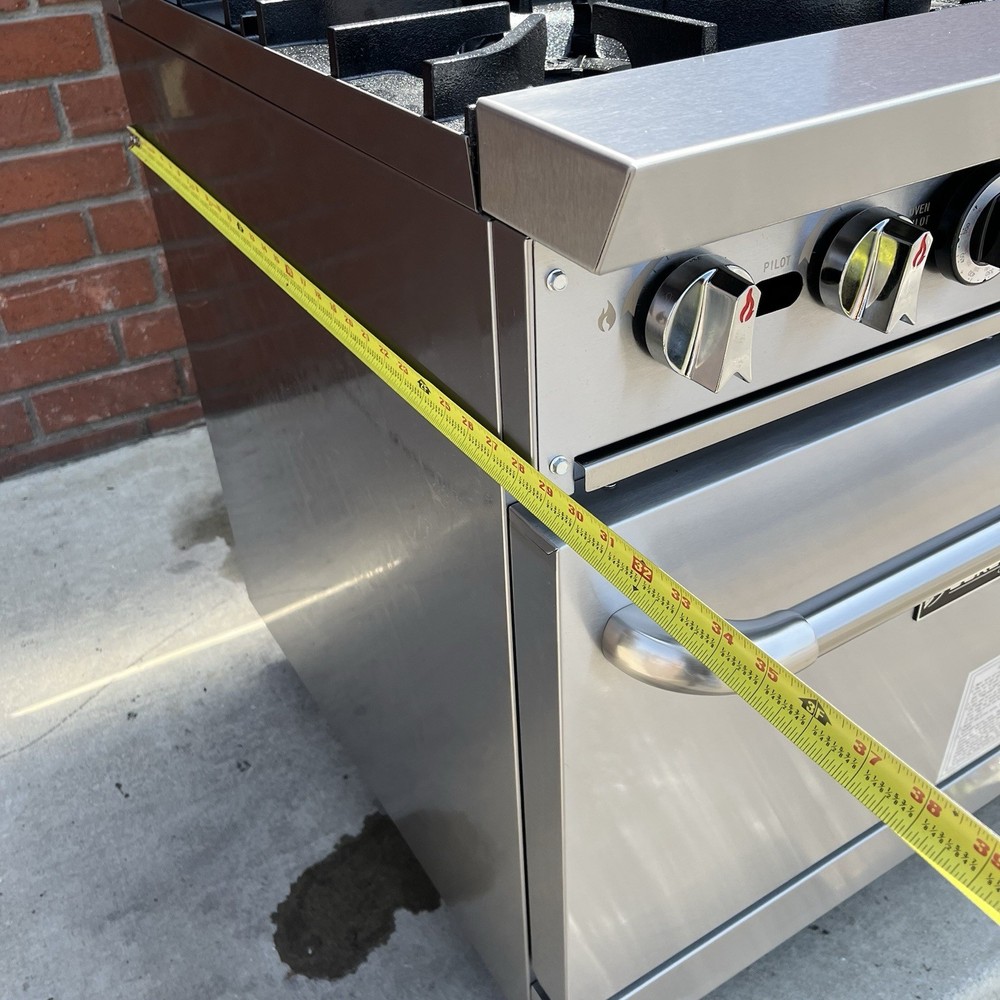 DCR36-6B 36″ Gas Range with Six (6) Open Burners