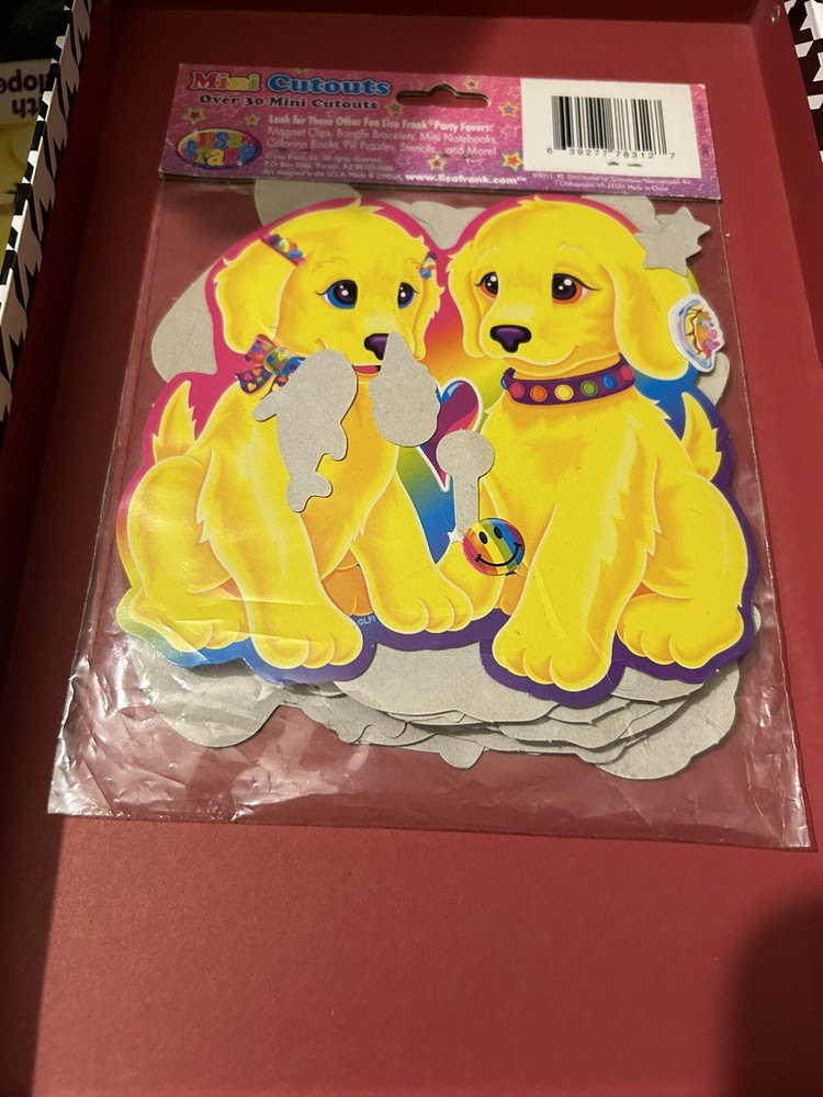 Lisa Frank Thick Paper Thin Cardboard Cutouts