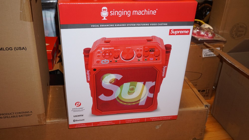 Supreme New Red Singing Machine