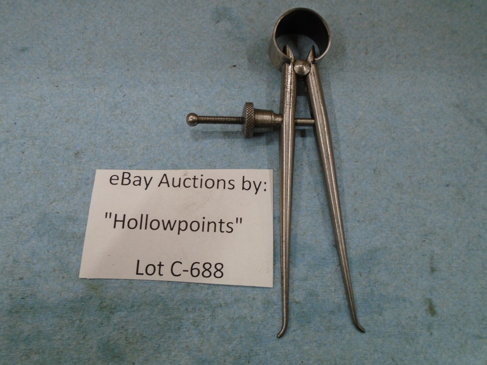 Lufkin 142 ToolMakers 3" Inside Caliper Round Leg Solid Nut  C688