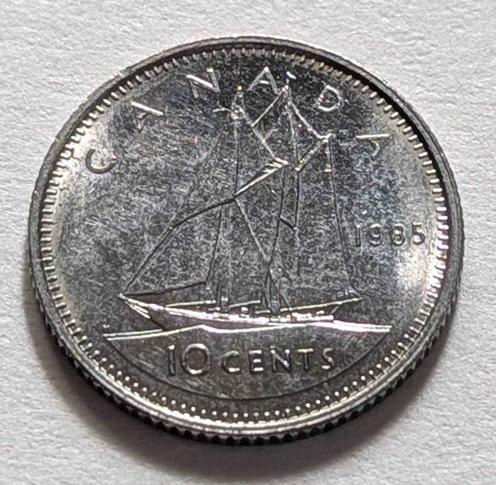 Canada, 1985, 10 Cents